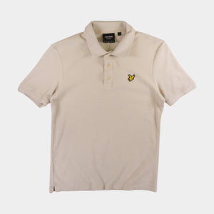 Lyle & Scott Бежова Тениска с Яка
