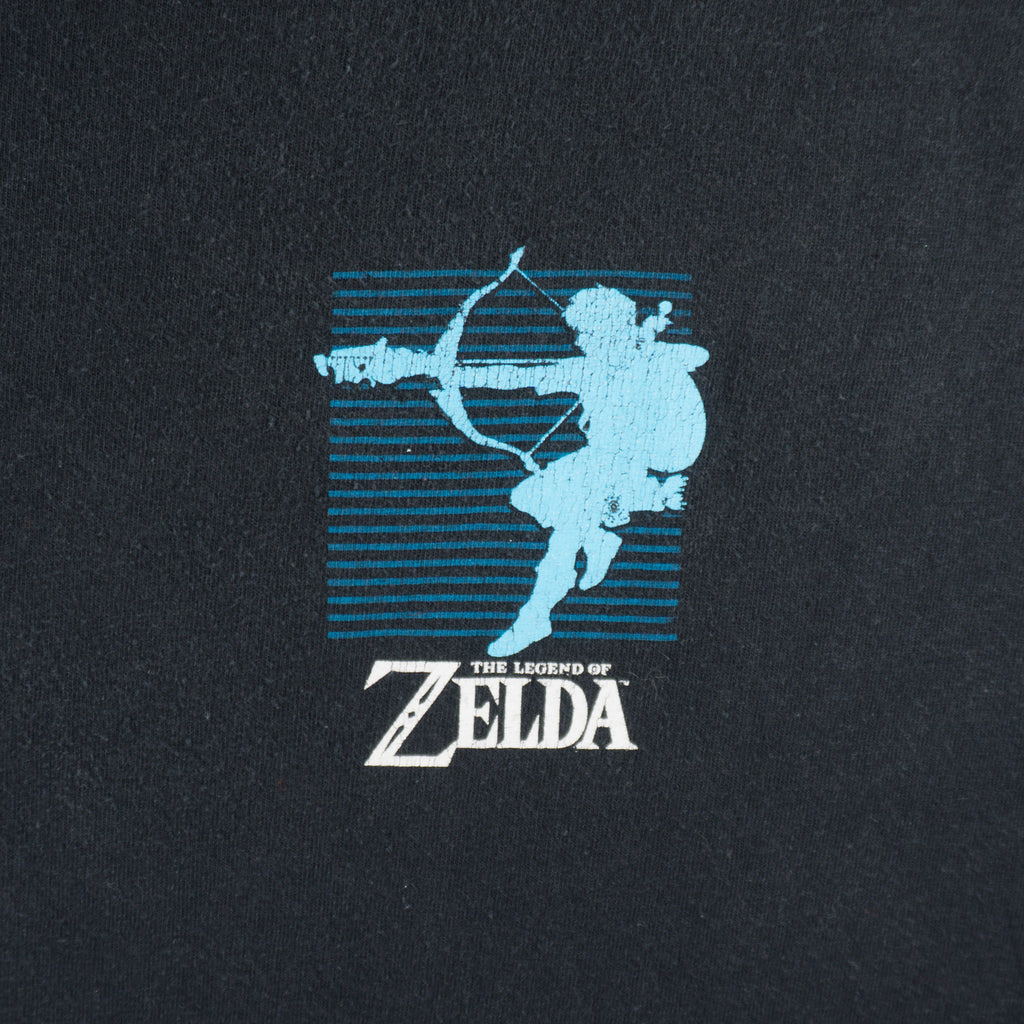 The Legend of Zelda Черна Тениска с Графика
