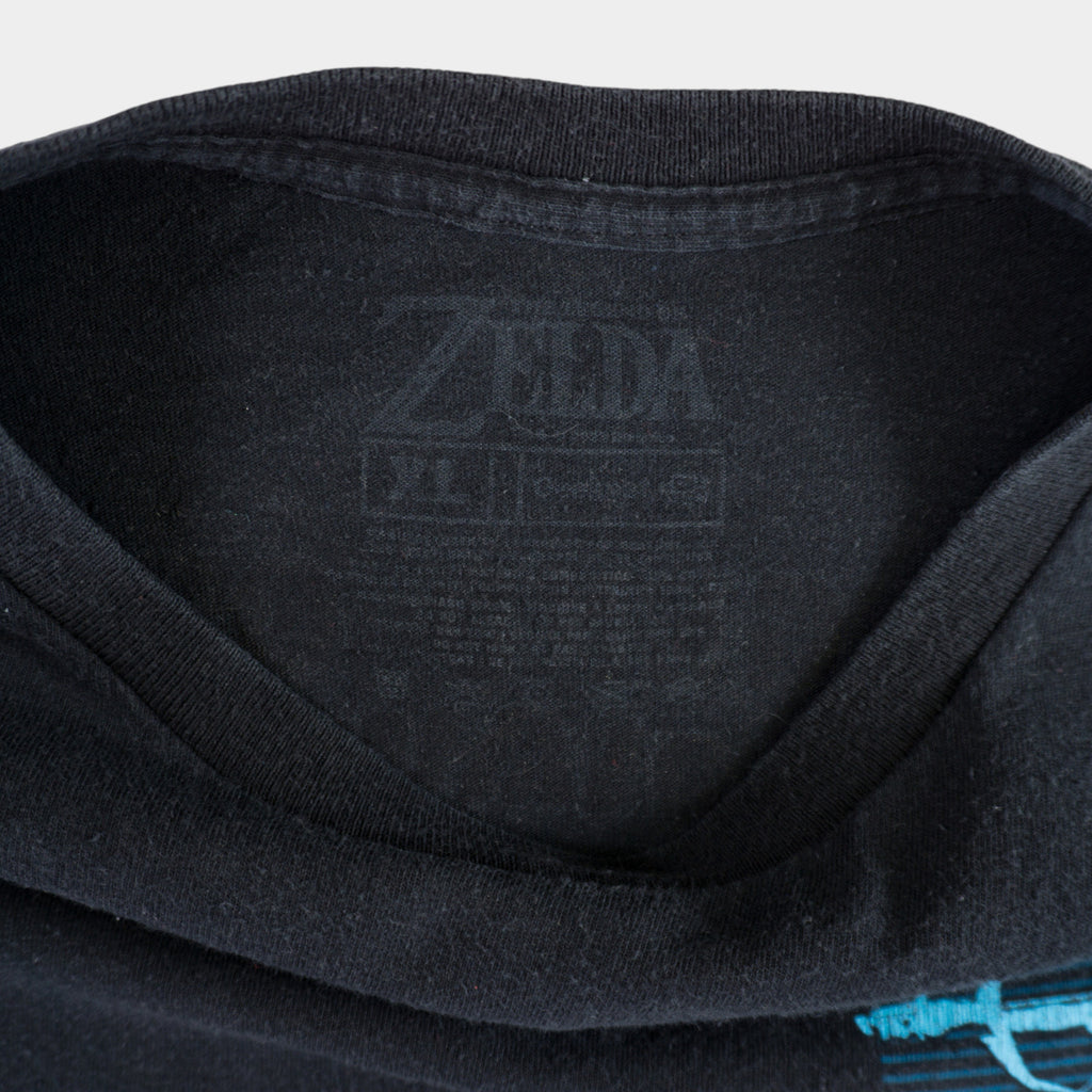 The Legend of Zelda Черна Тениска с Графика