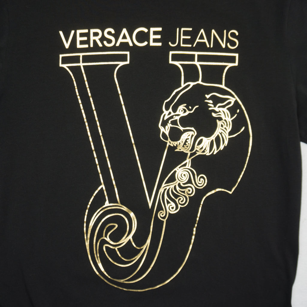 Versace Jeans Черна Тениска с Графика