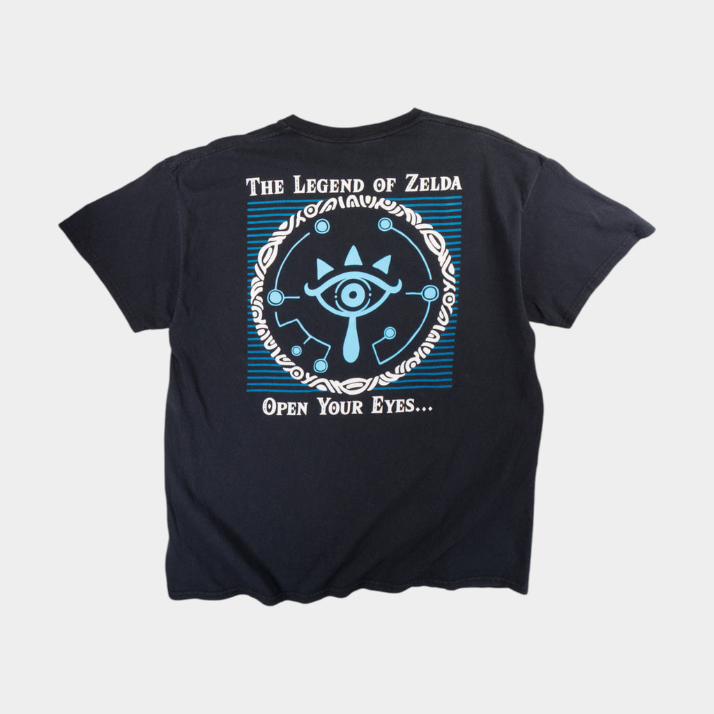 The Legend of Zelda Черна Тениска с Графика