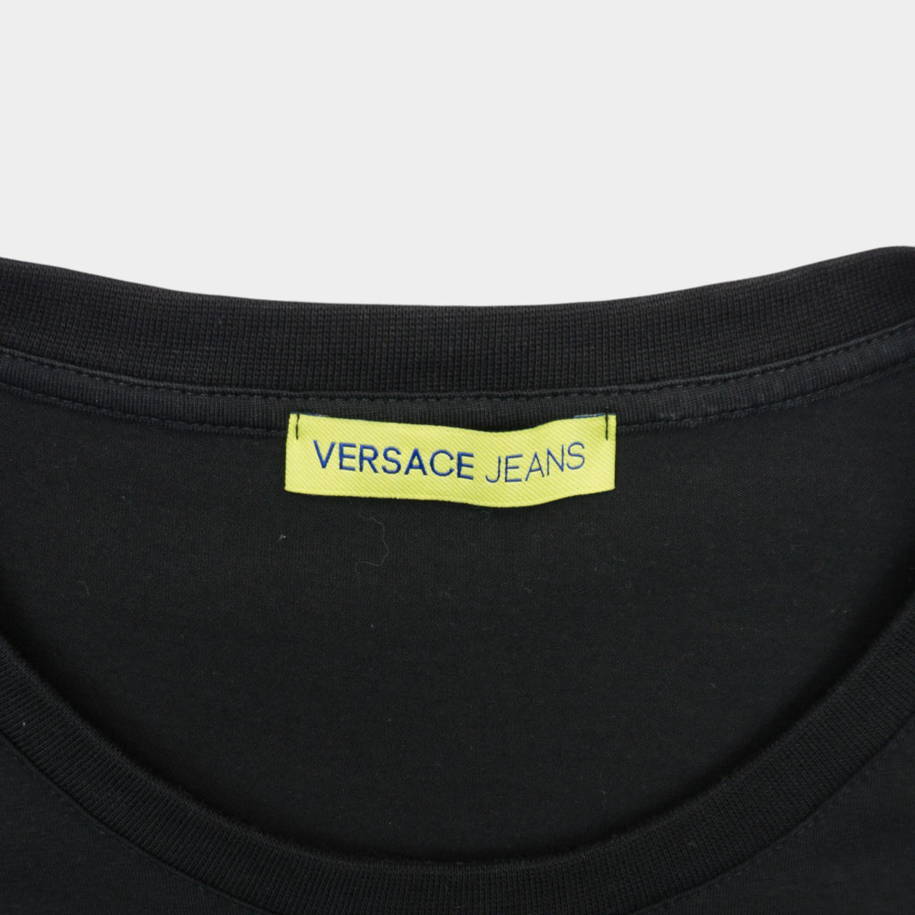 Versace Jeans Черна Тениска с Графика