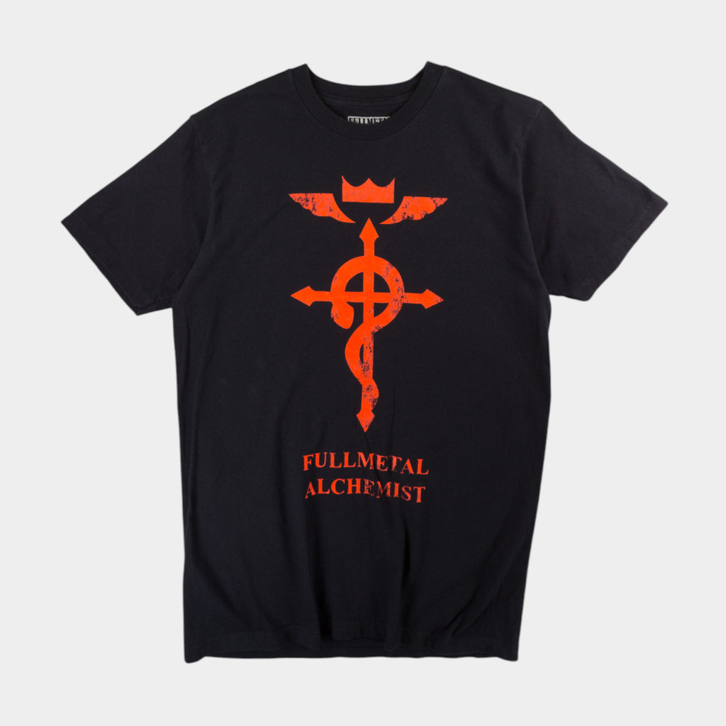 Fullmetal Alchemist Черна Тениска с Графика