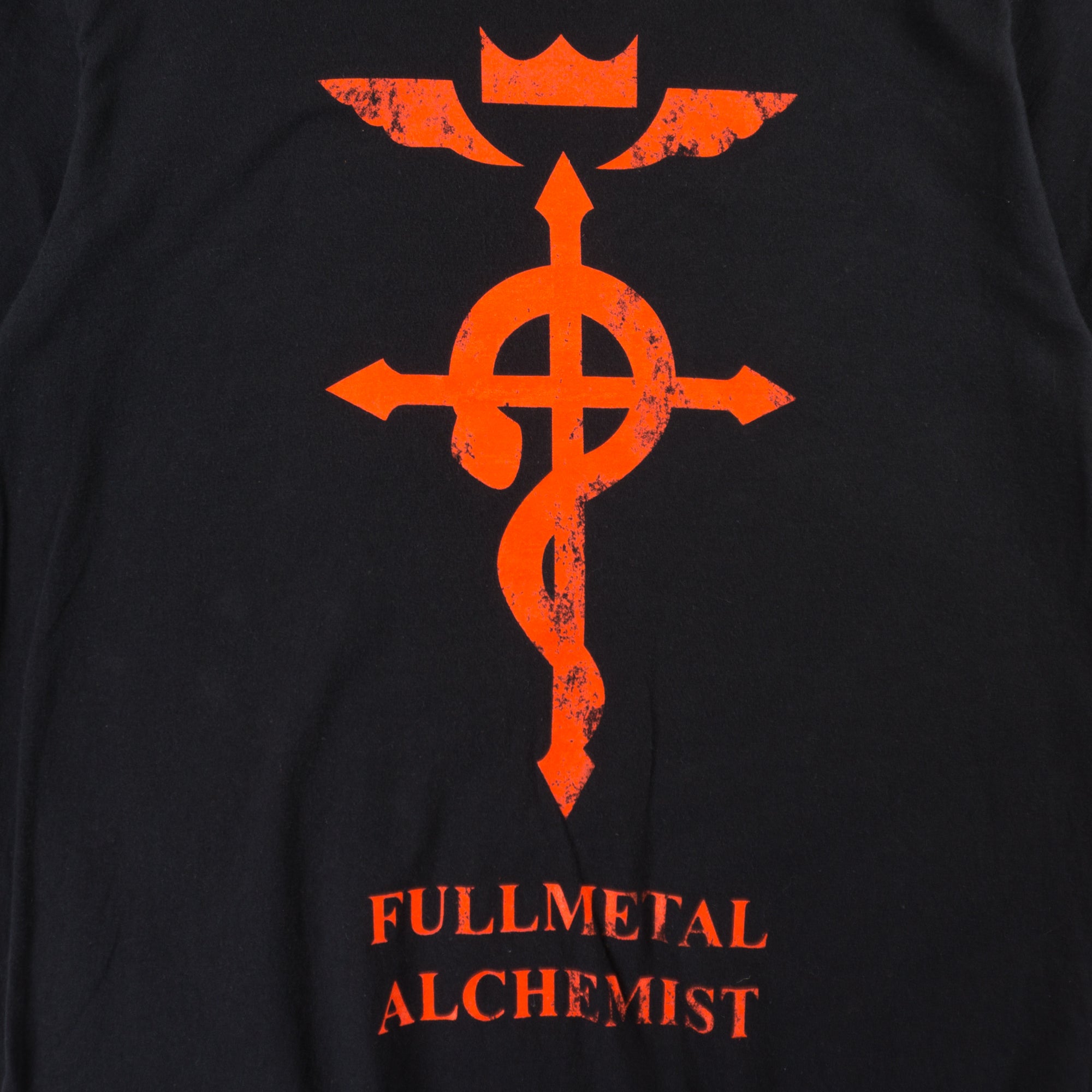 Fullmetal Alchemist Черна Тениска с Графика
