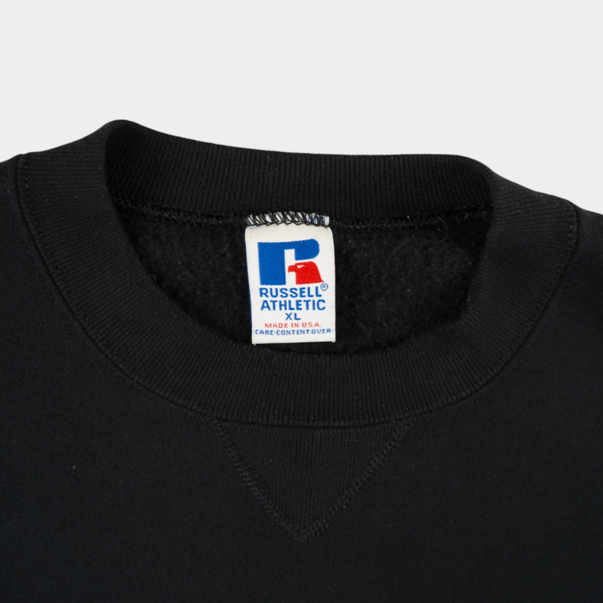 Russell Athletic X NHL Devils Винтидж 90-те Черна Блуза с Графика