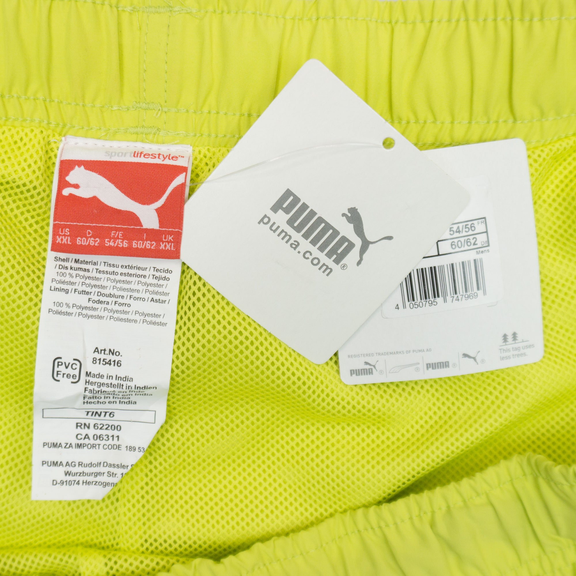 Puma Зелени Спортни Къси Панталони