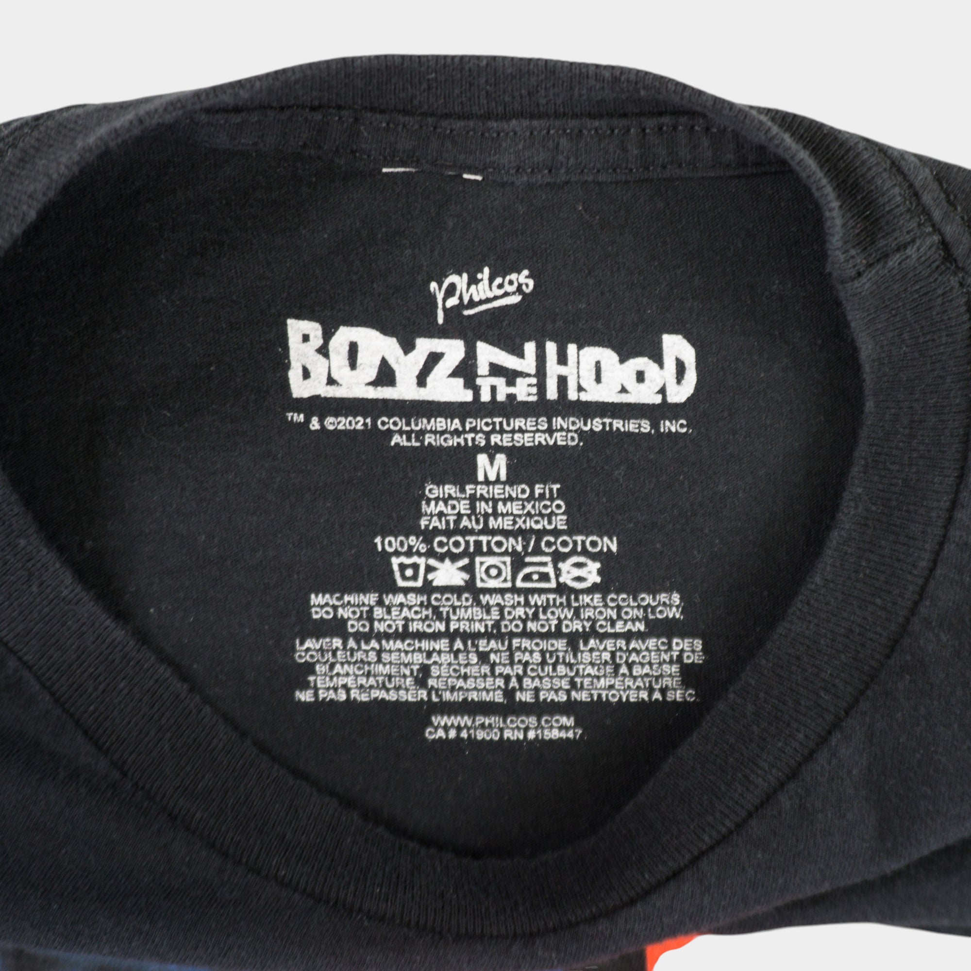 Boyz n The Hood Черна Тениска с Графика