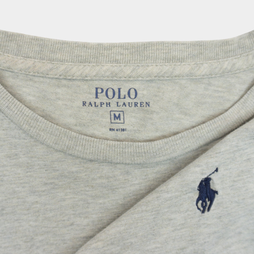 Polo Ralph Lauren Сива Тениска с Бродирано Лого