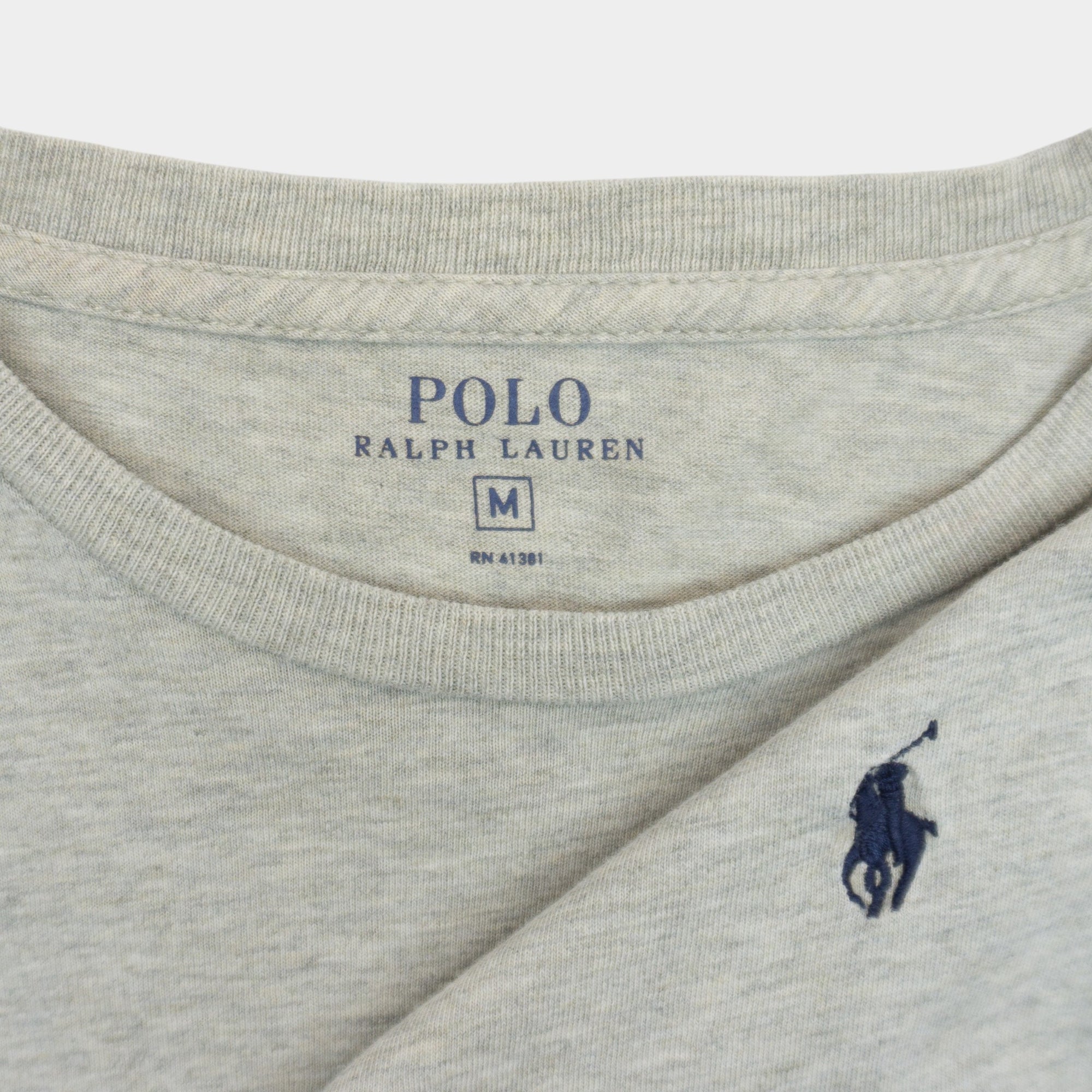 Polo Ralph Lauren Сива Тениска с Бродирано Лого