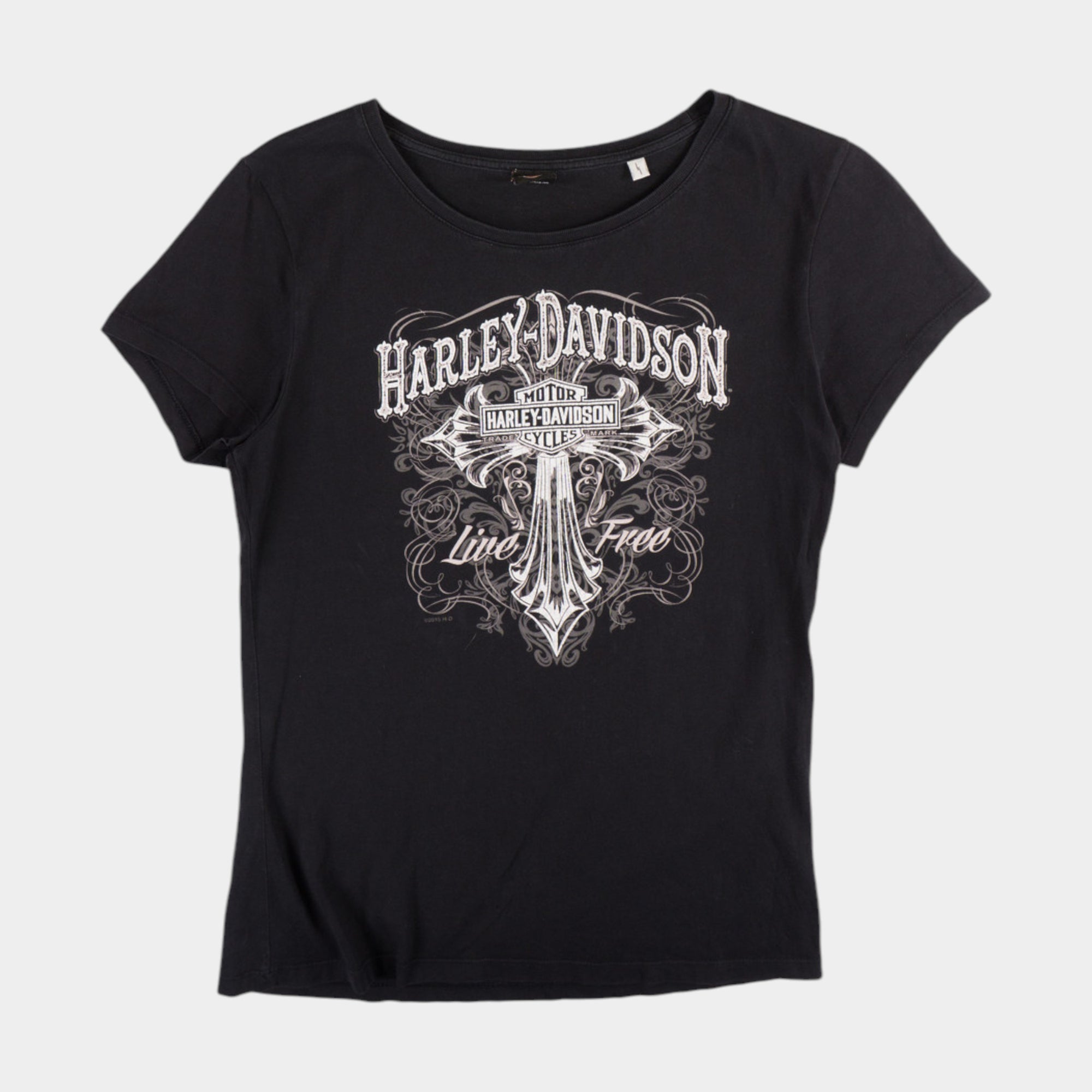 Harley-Davidson Черна Тениска с Графика