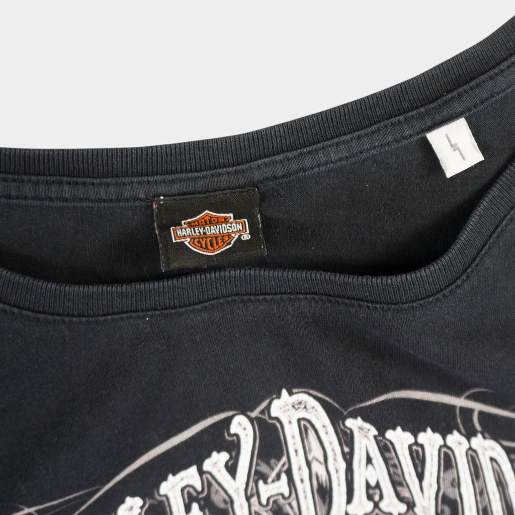 Harley-Davidson Черна Тениска с Графика