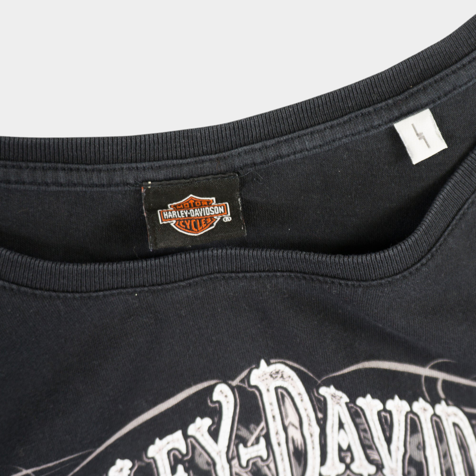 Harley-Davidson Черна Тениска с Графика