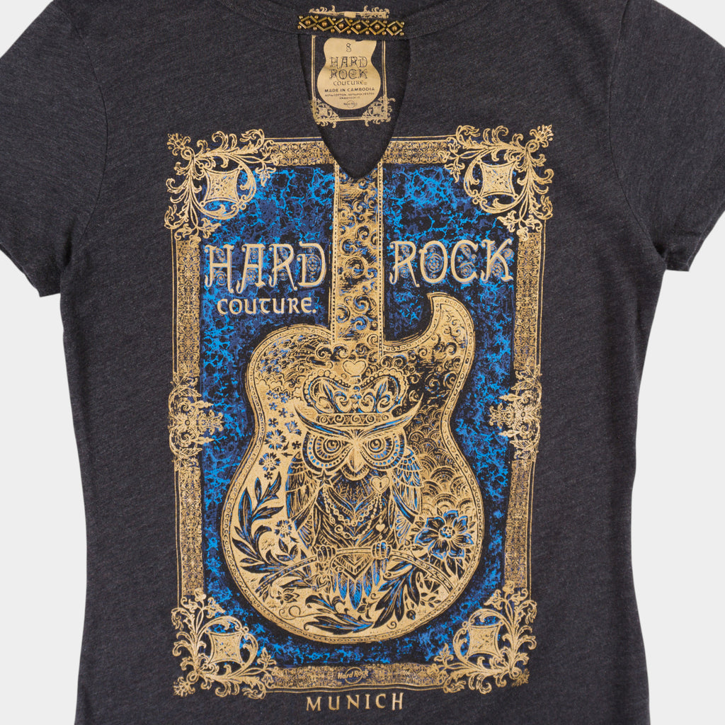Hard Rock Couture Сива Тениска с Графика