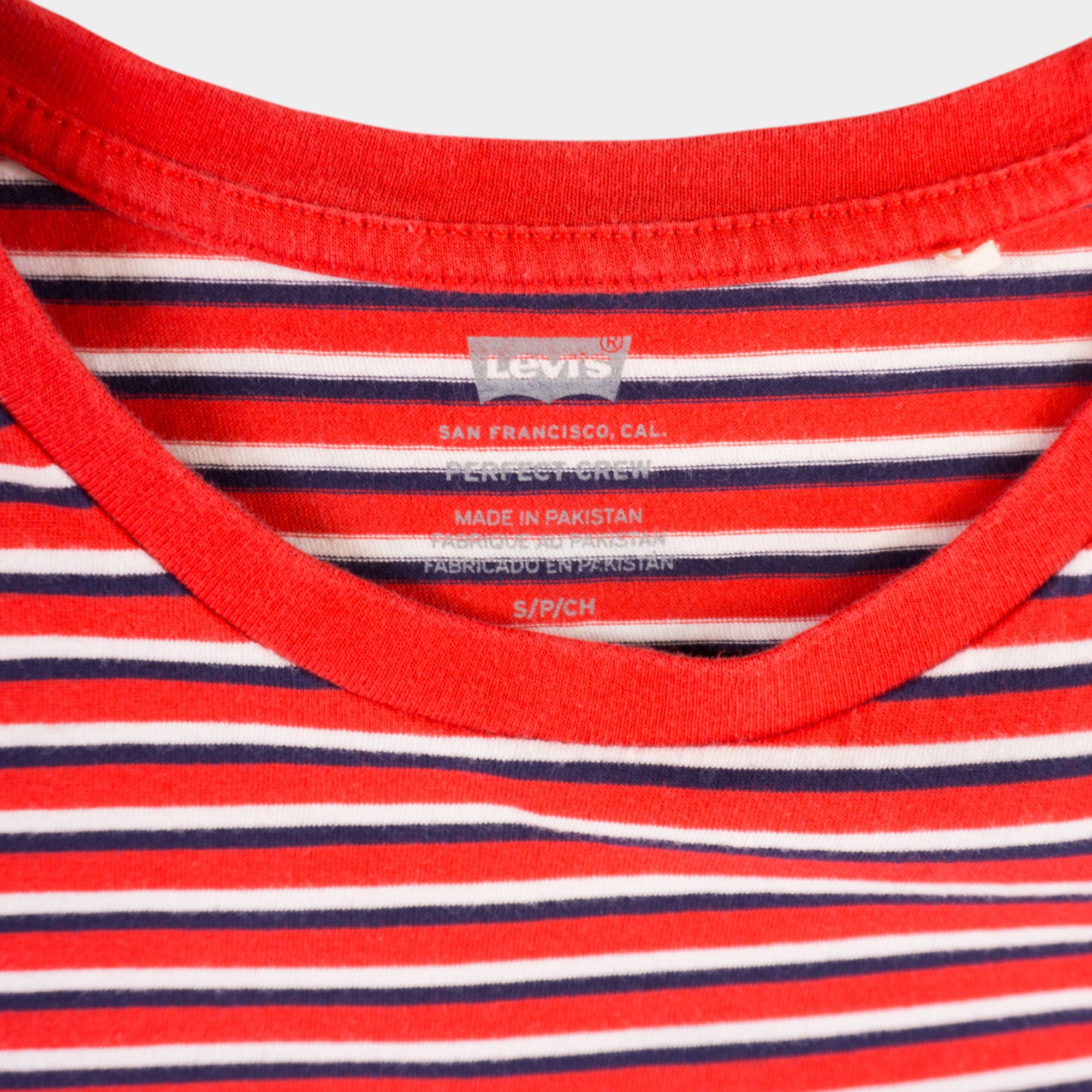 Levi’s Червена Раирана Тениска