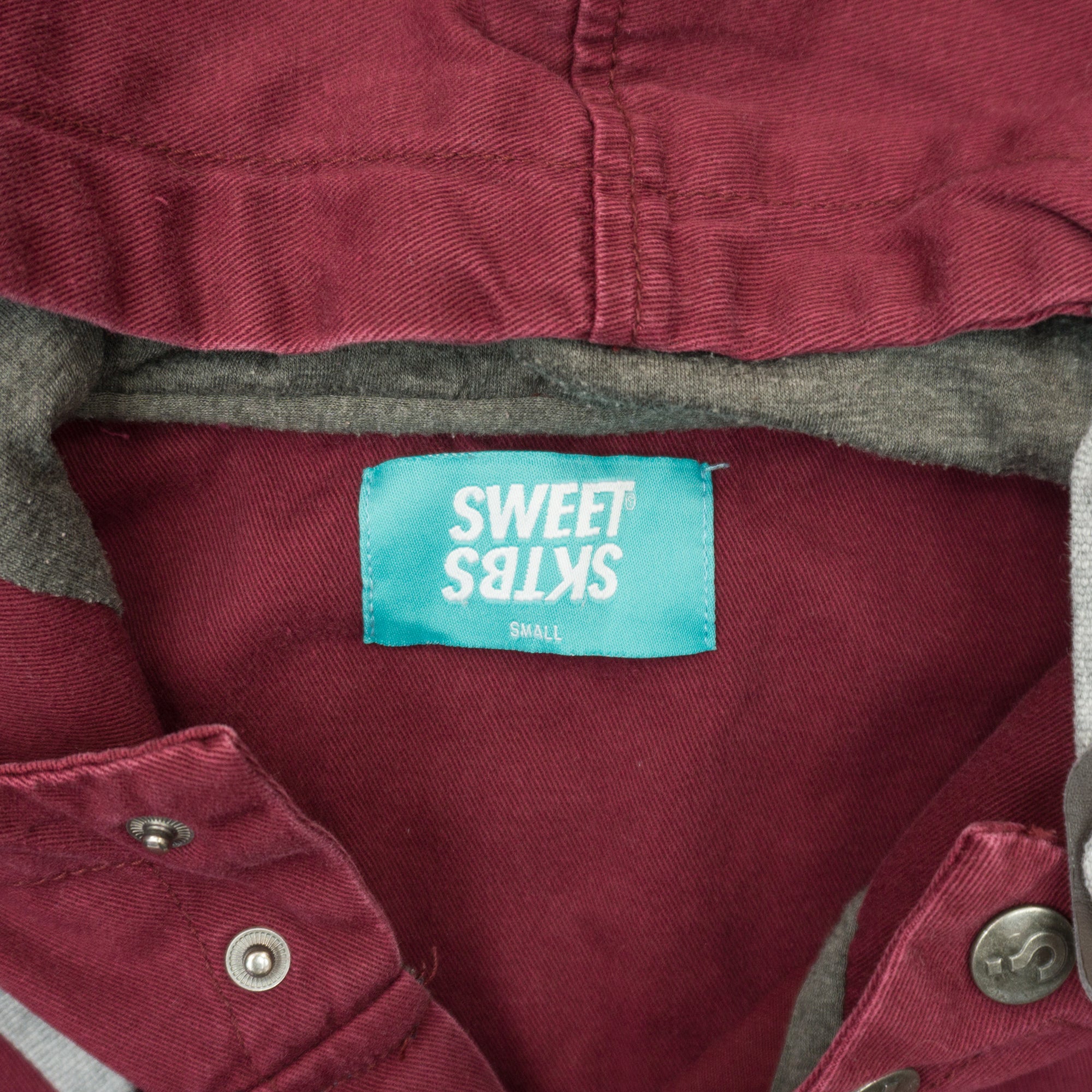 Sweet Skateboards Червено/Сиво Пролетно Парка Яке