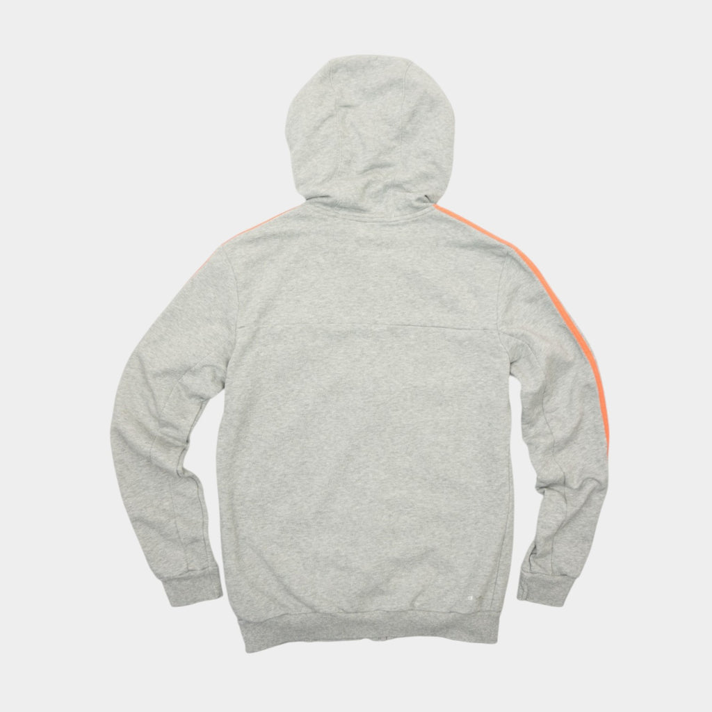 Adidas Сив Суичър с Цип и Бродирано Лого