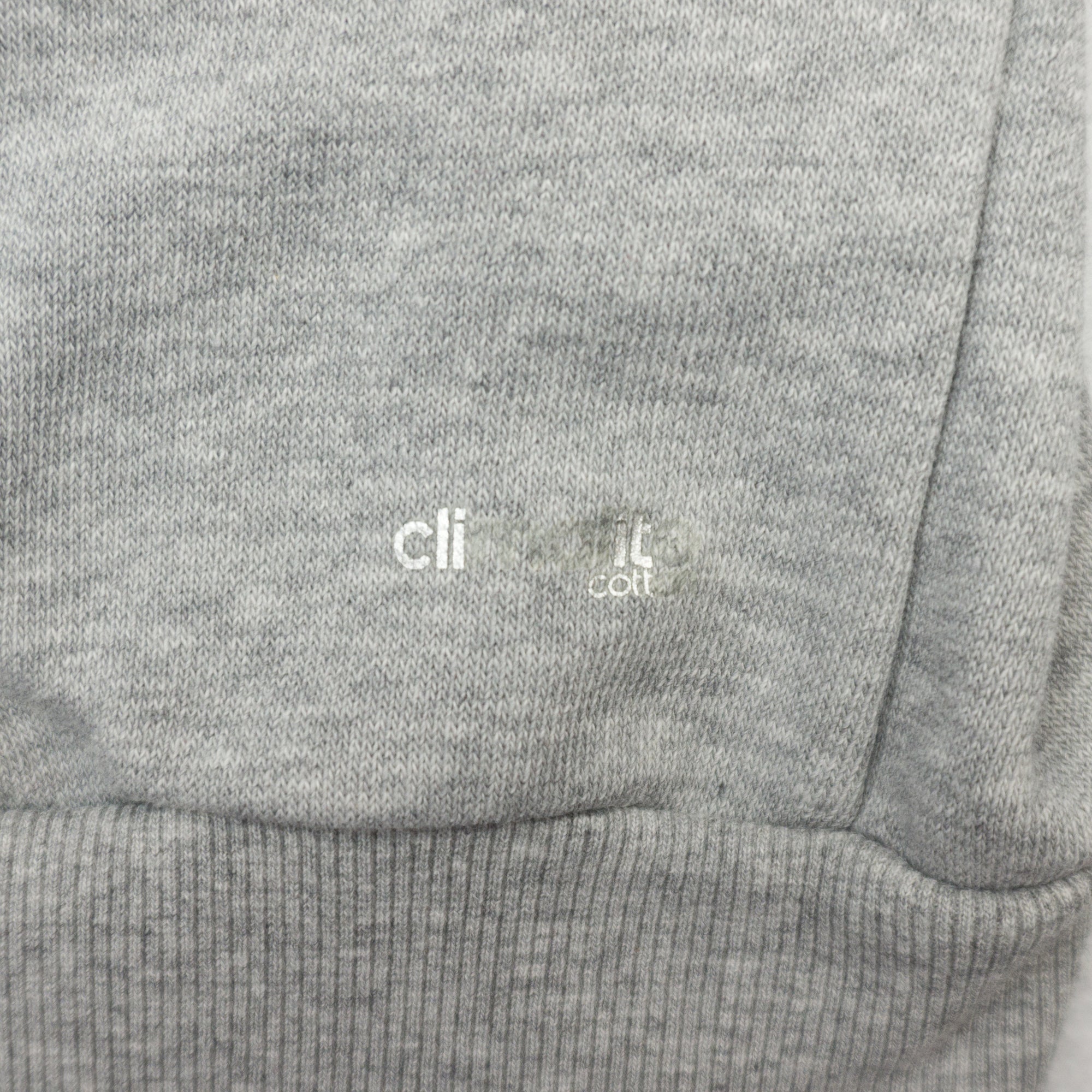 Adidas Сив Суичър с Цип и Бродирано Лого