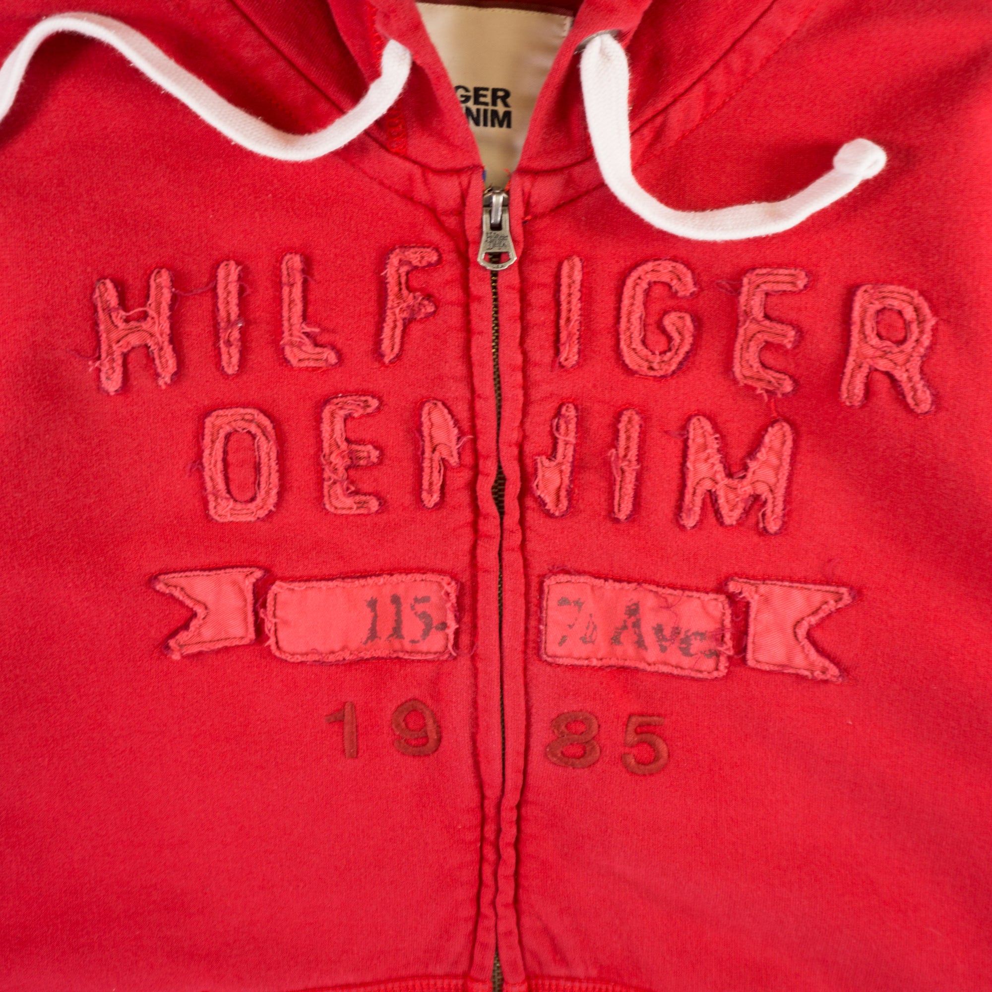 Tommy Hilfiger Червен Суичър с Цип