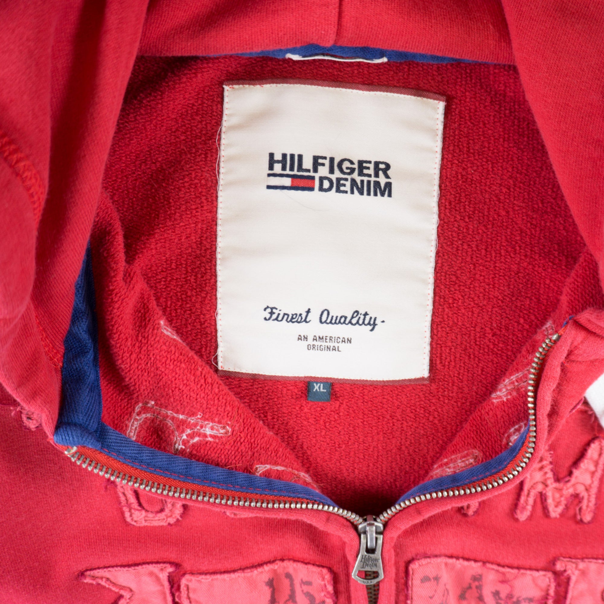 Tommy Hilfiger Червен Суичър с Цип