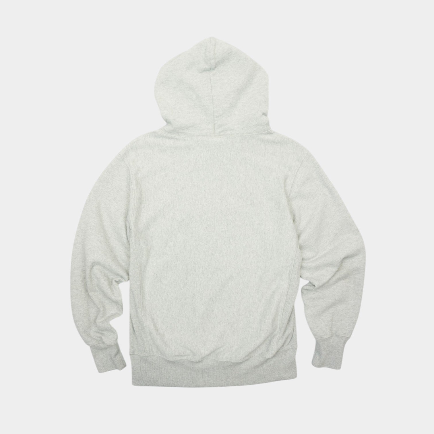 Champion Reverse Weave Сив Суичър с Голямо Бродирано Лого
