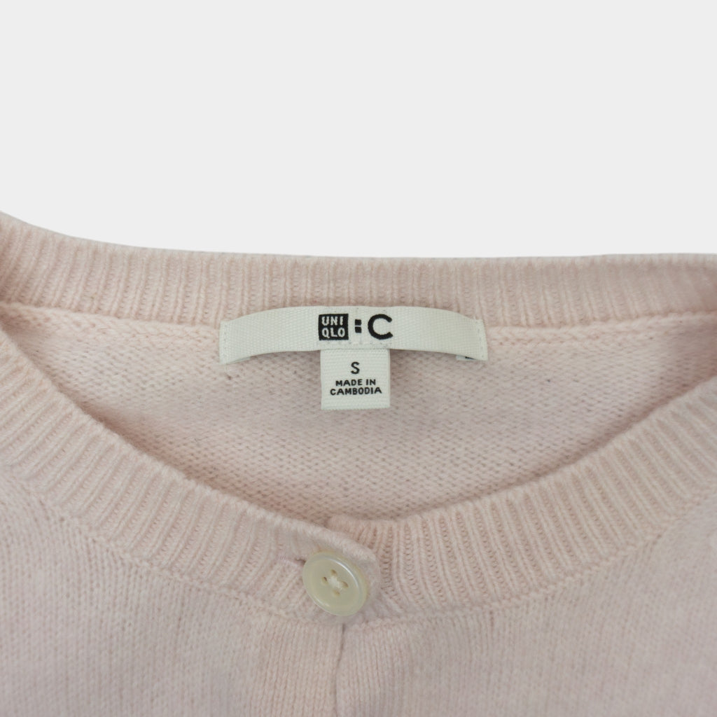 Uniqlo : C Розова Лека Жилетка от Кашмир