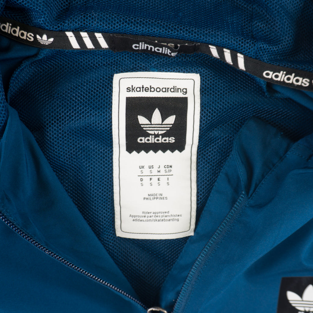 Adidas Skateboarding Синьо Горнище с Качулка