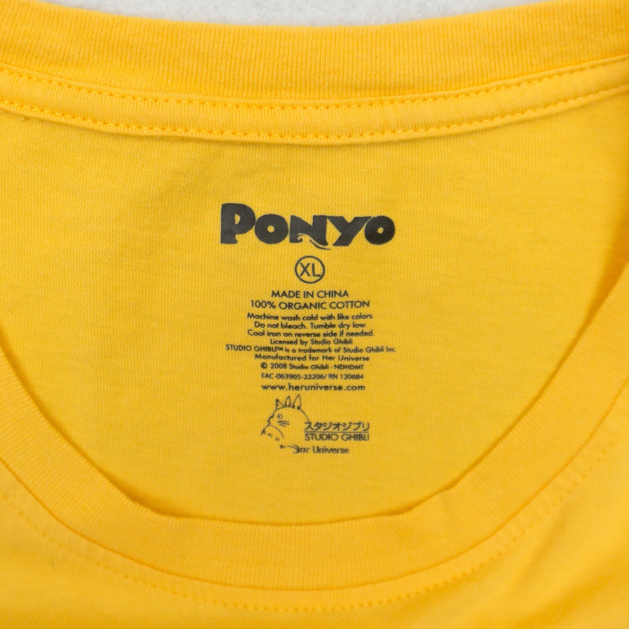 Ponyo Оранжева Тениска с Графика