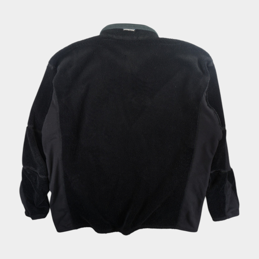 Patagonia Винтидж 2000-те Черен Полар с Цип