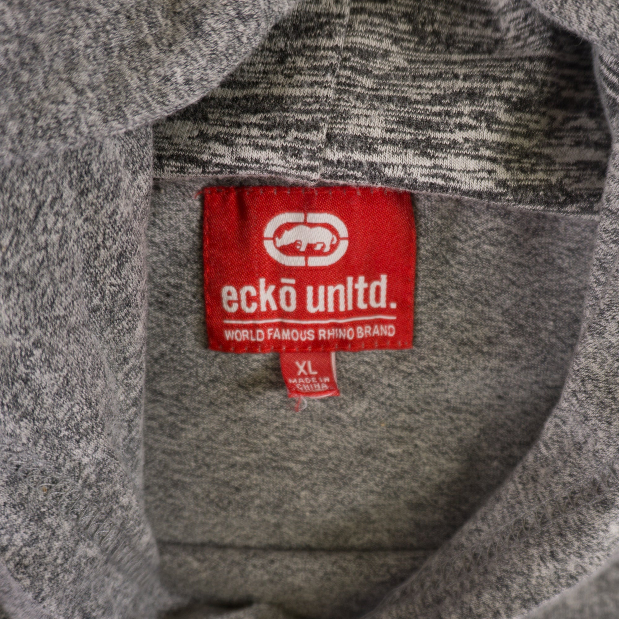 Ecko Unltd Сива Тениска с Качулка