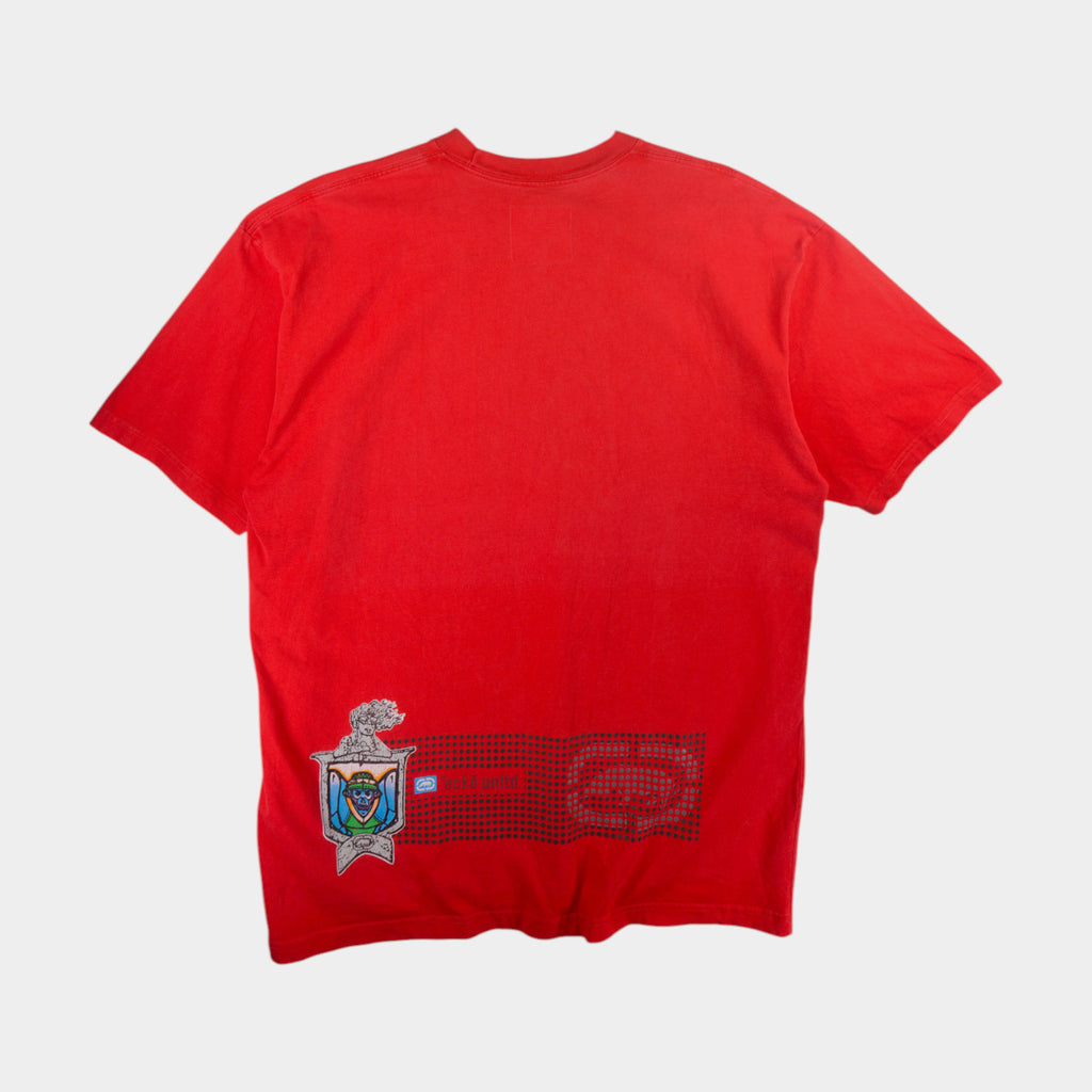 Ecko Unltd Винтидж 2000-те Червена Тениска с Графика