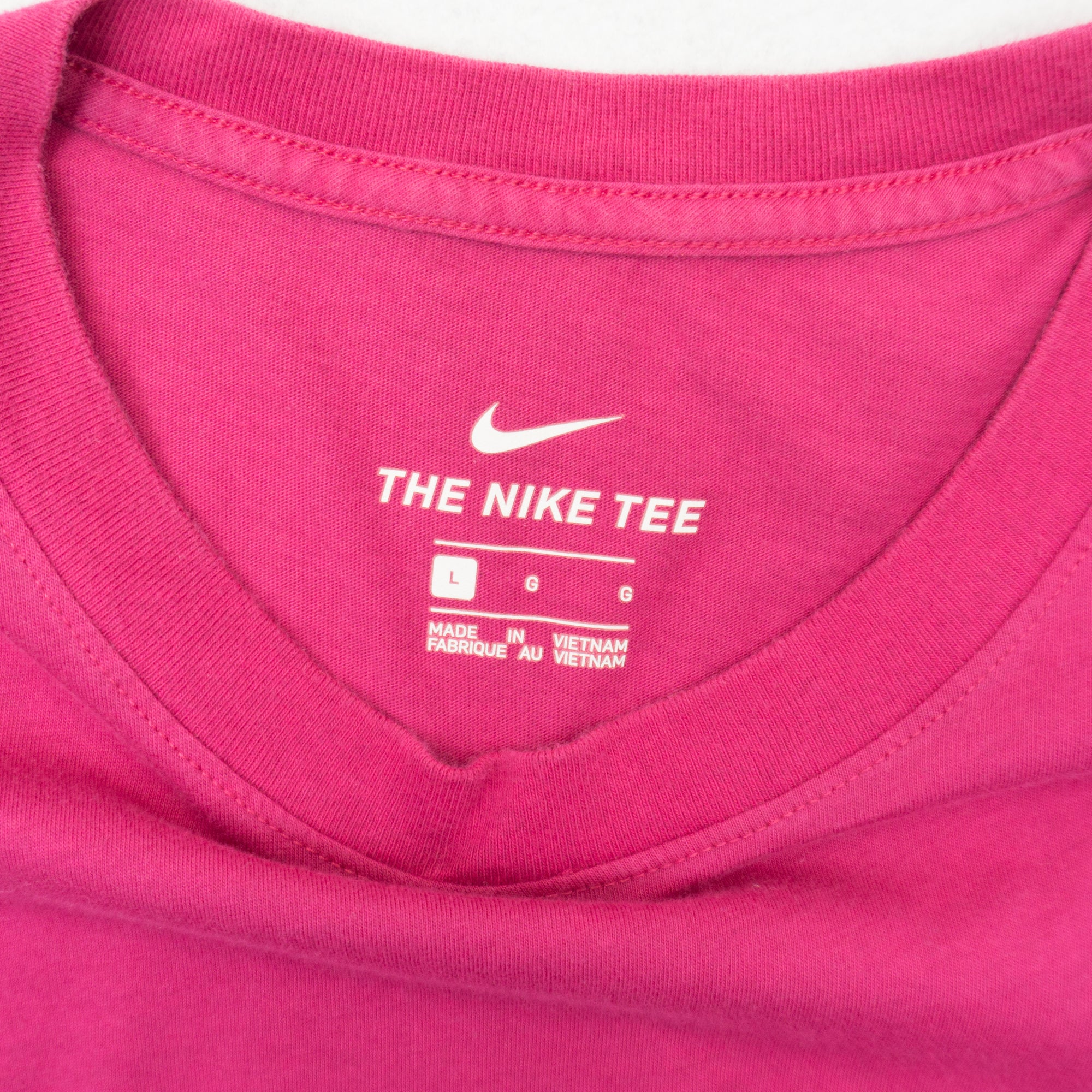 Nike Розова Тениска с Бродирано Лого