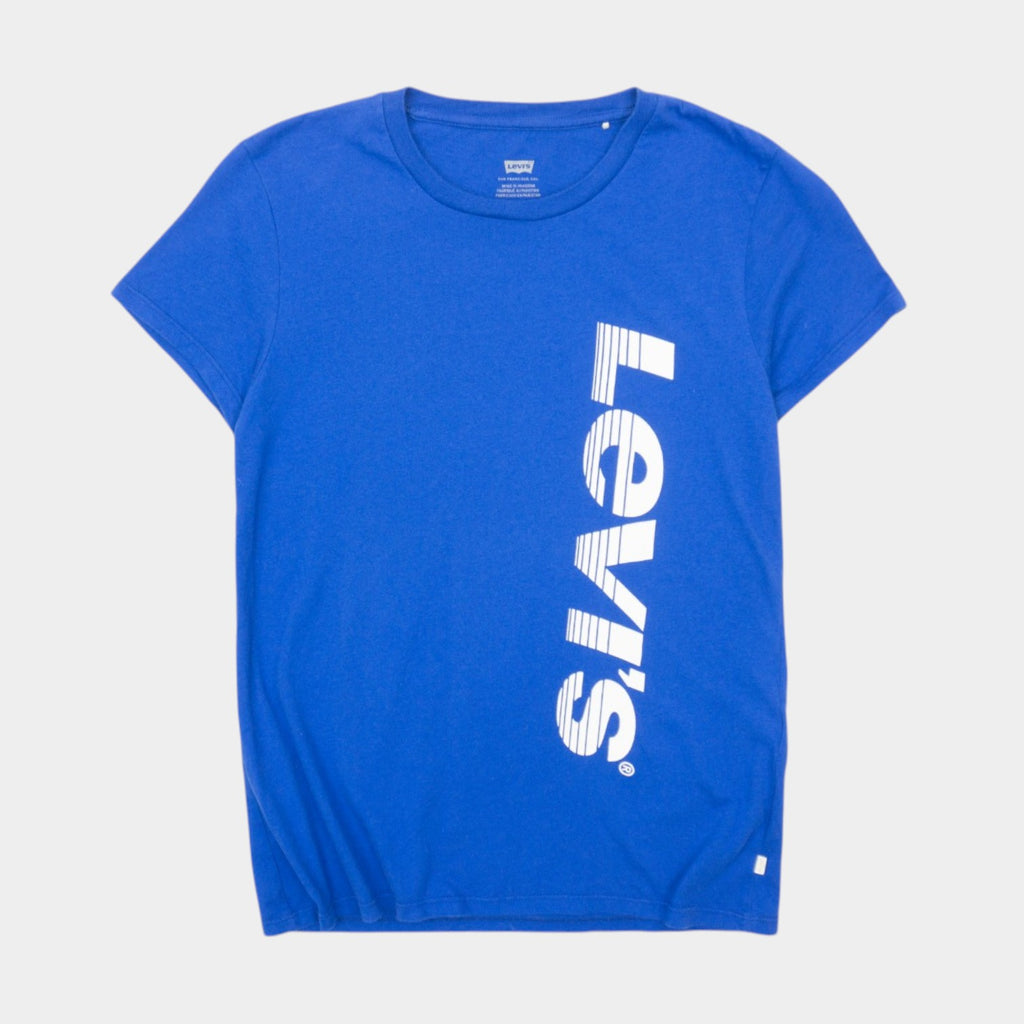 Levi's Синя Тениска с Голямо Лого