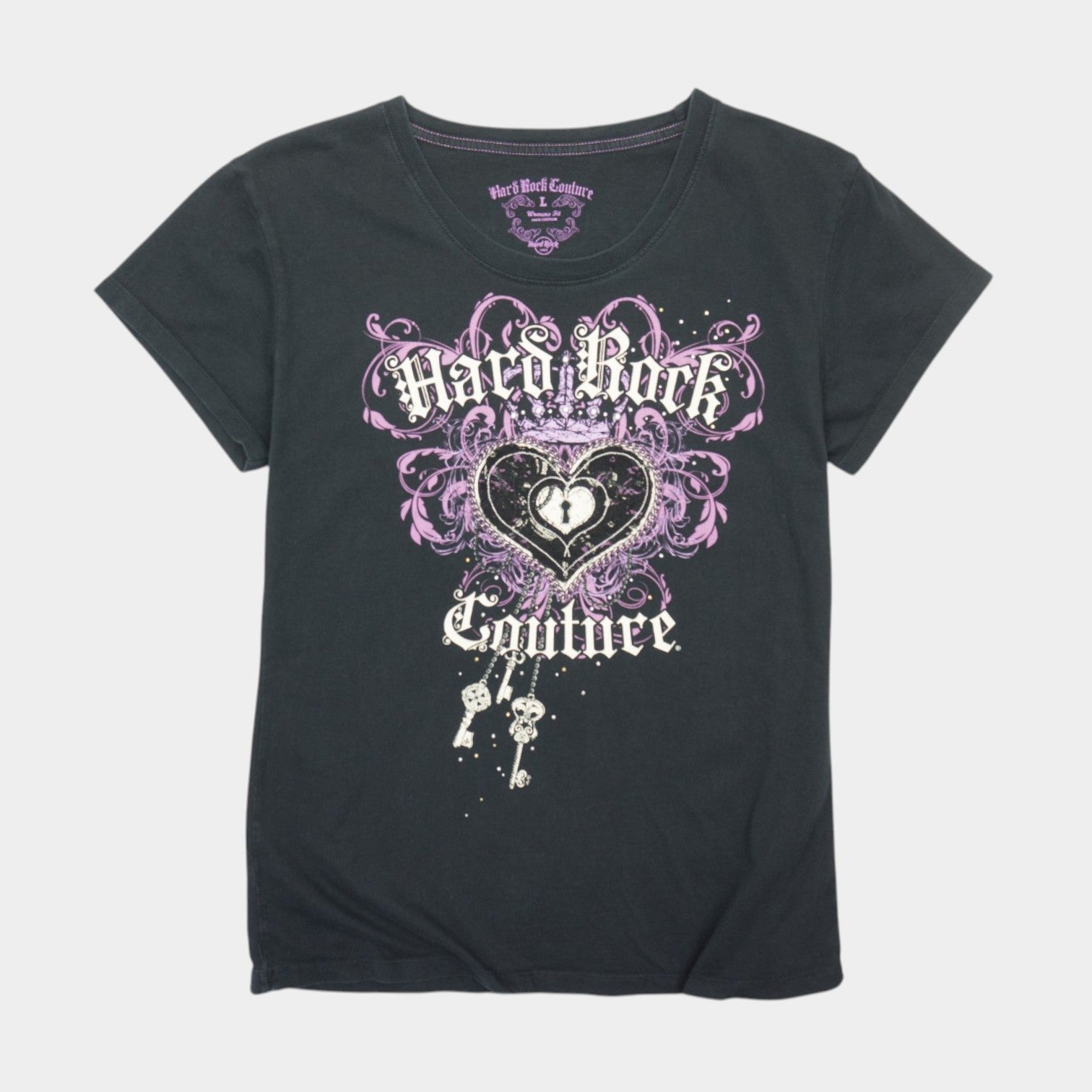 Hard Rock Couture Y2K Тениска с Графика
