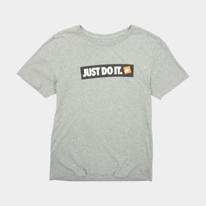 Nike Just Do It Сива Тениска с Голямо Лого