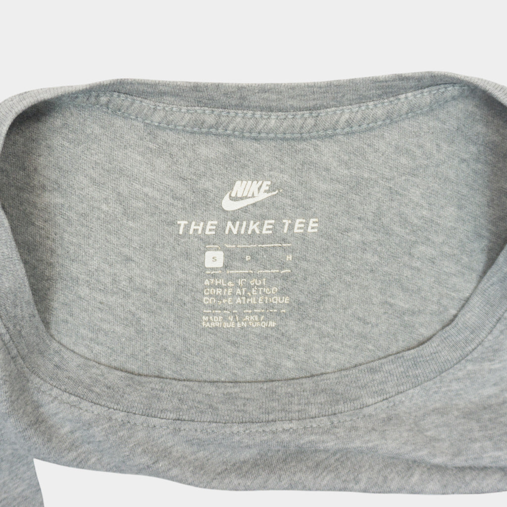 Nike Just Do It Сива Тениска с Голямо Лого