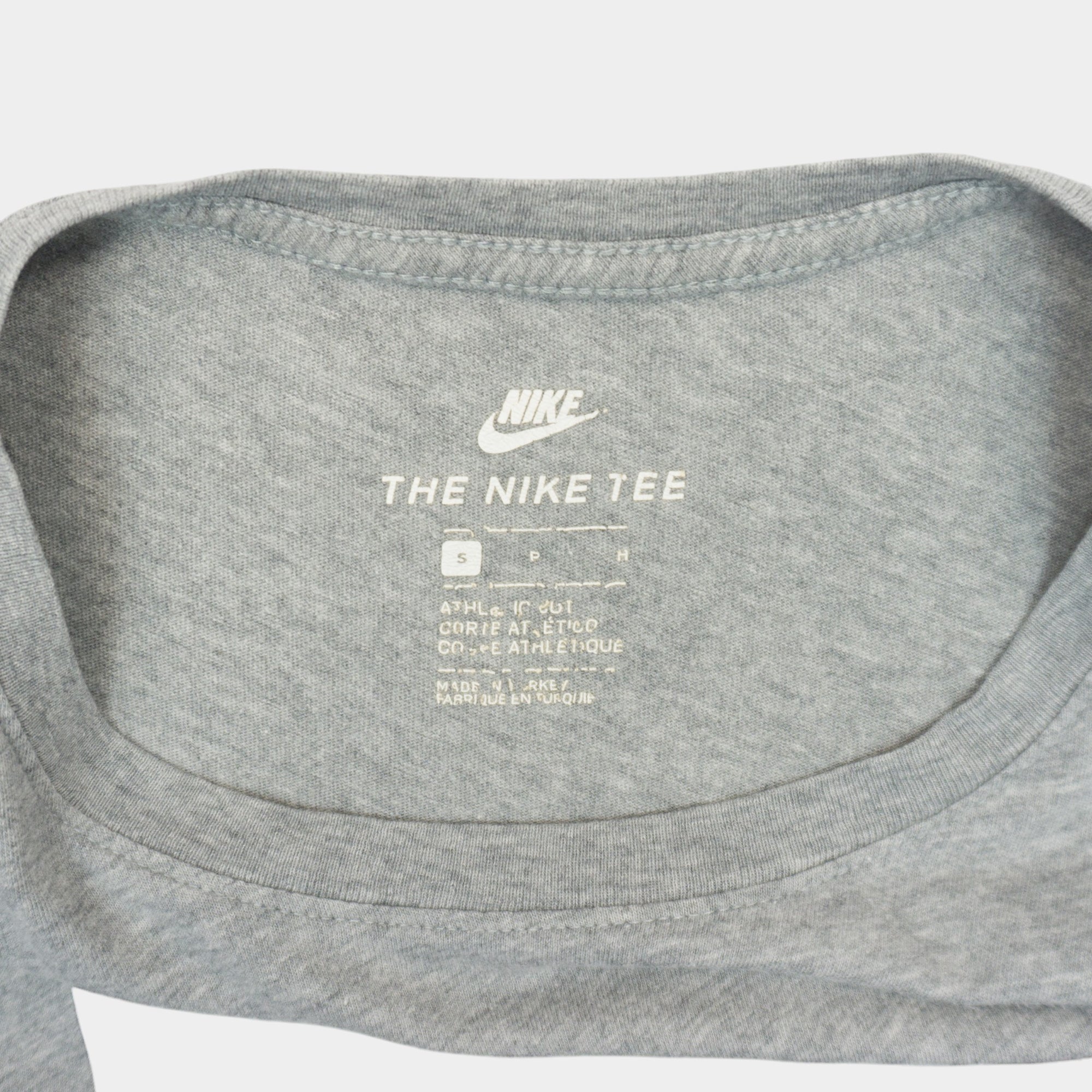 Nike Just Do It Сива Тениска с Голямо Лого