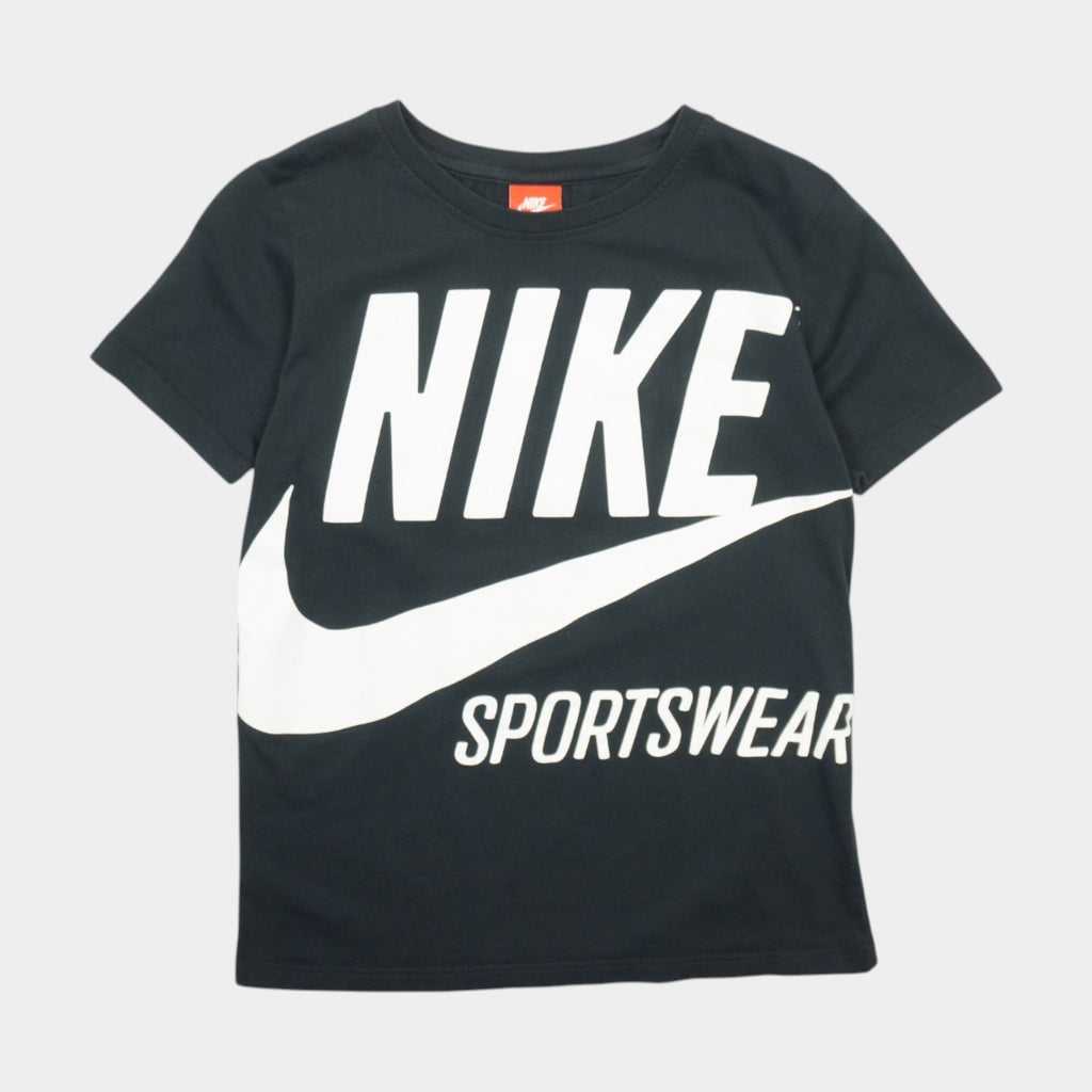 Nike Черна Тениска с Голямо Лого