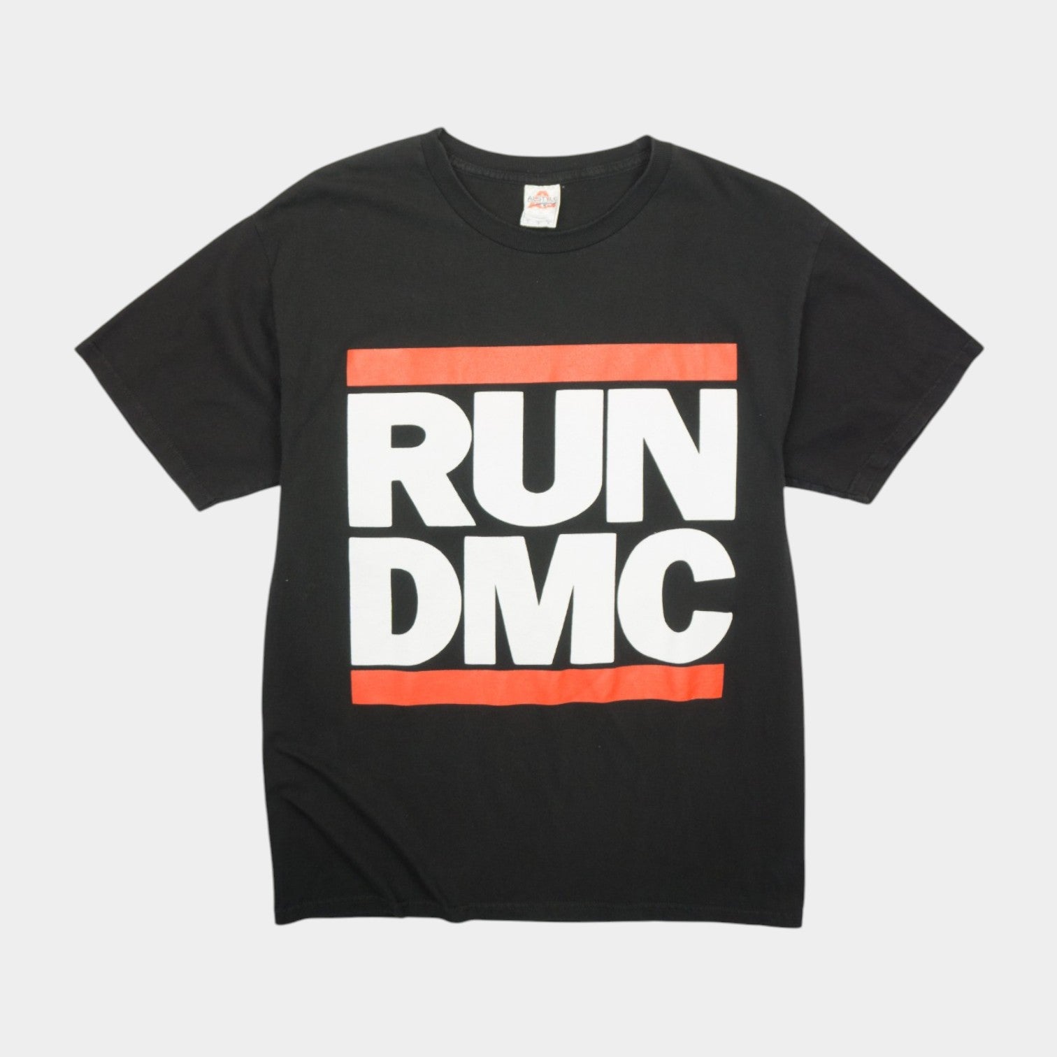 RUN-DMC Черна Тениска с Голямо Лого