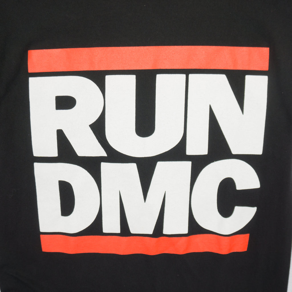 RUN-DMC Черна Тениска с Голямо Лого