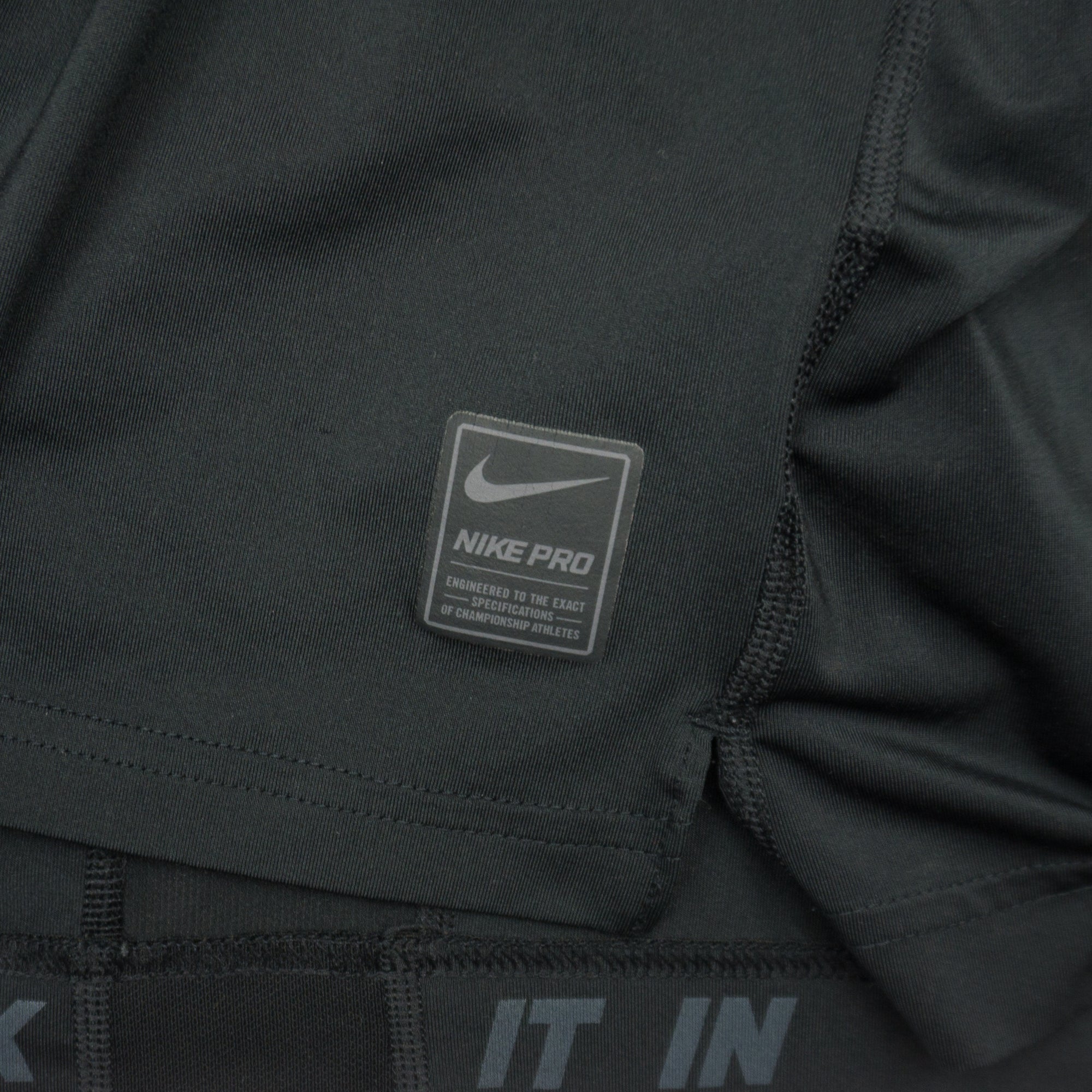 Nike Pro Dri-Fit Copression Черна Блуза