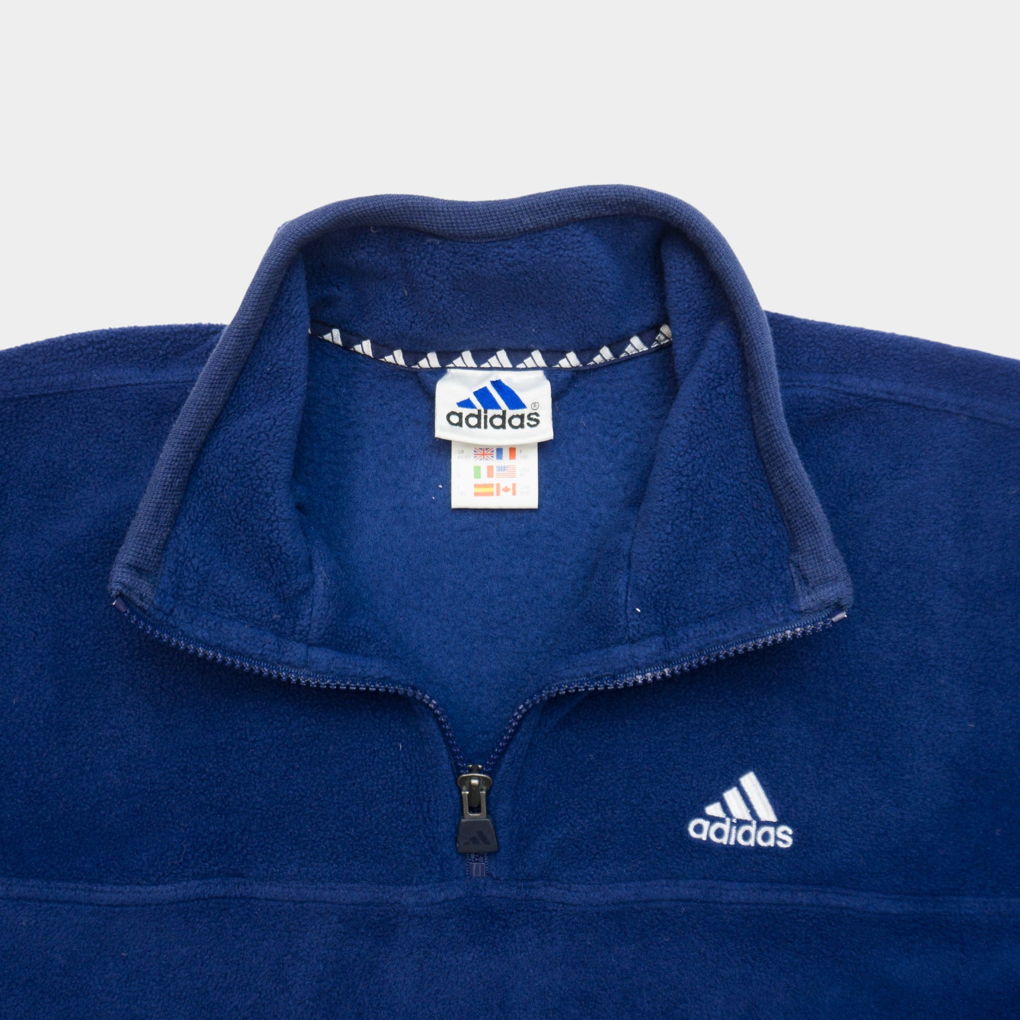 Adidas Vintage Quarter-Zip Полар от 90те