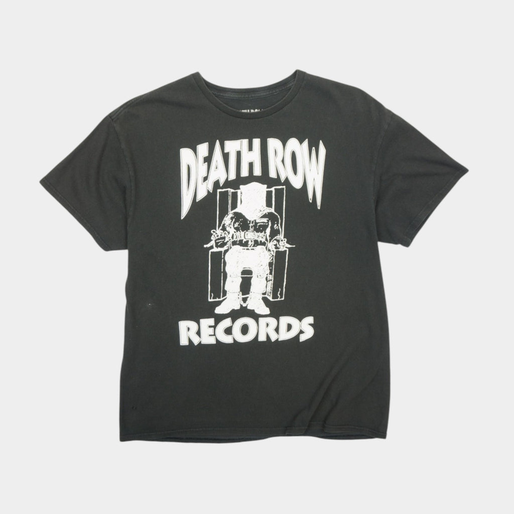 Death Row Records Черна Тениска с Графика