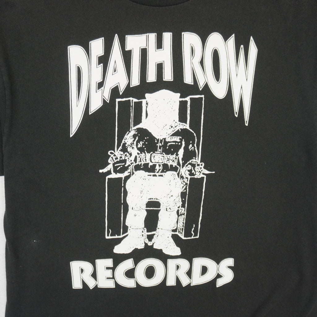 Death Row Records Черна Тениска с Графика