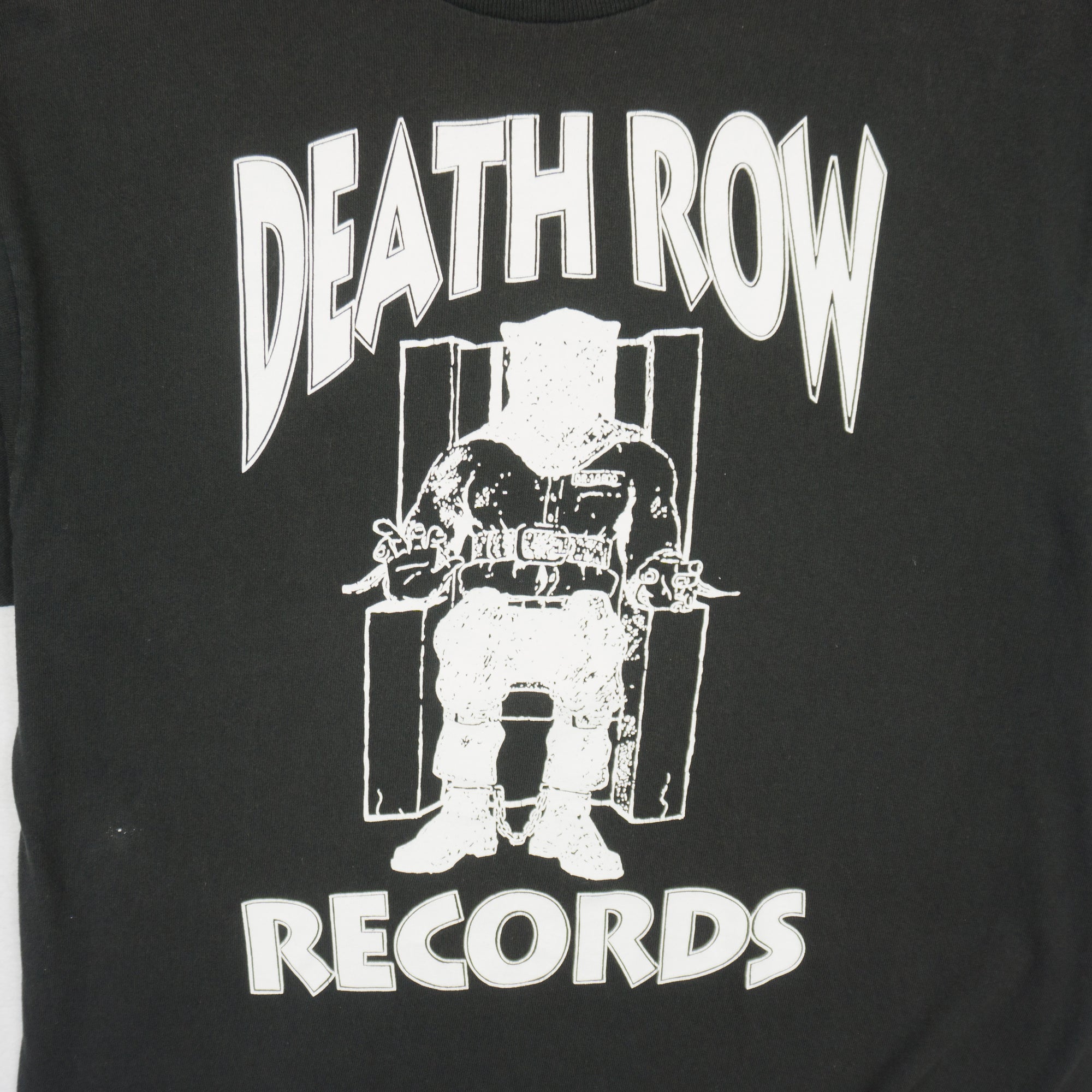 Death Row Records Черна Тениска с Графика