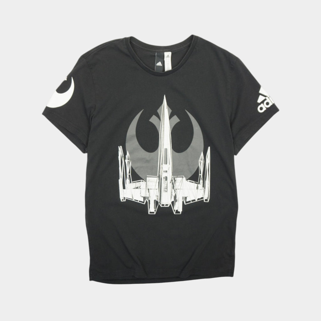 Adidas X Star Wars Черна Тениска с Графика