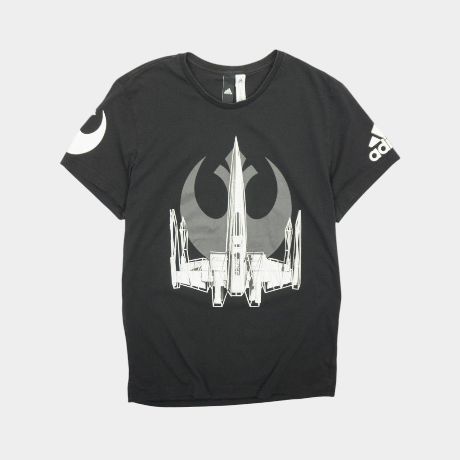 Adidas X Star Wars Черна Тениска с Графика