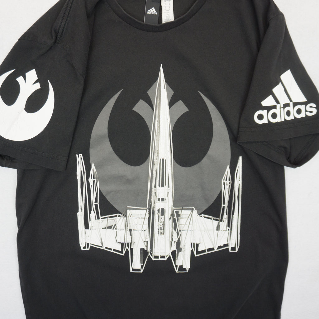 Adidas X Star Wars Черна Тениска с Графика