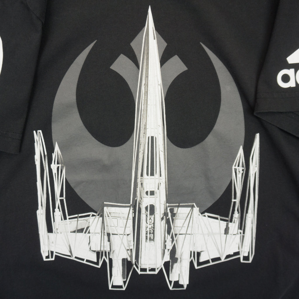 Adidas X Star Wars Черна Тениска с Графика