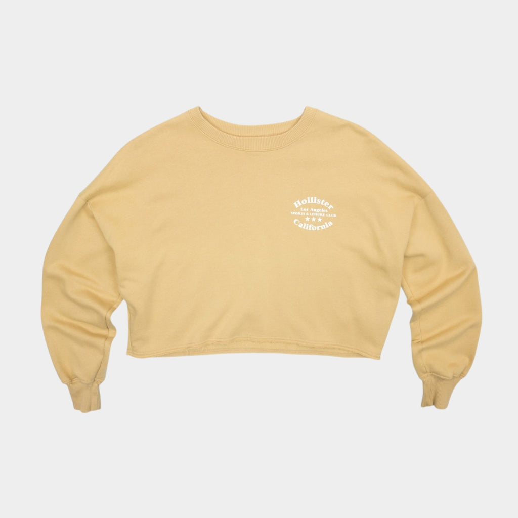 Hollister Бежова Блуза с Малко Лого