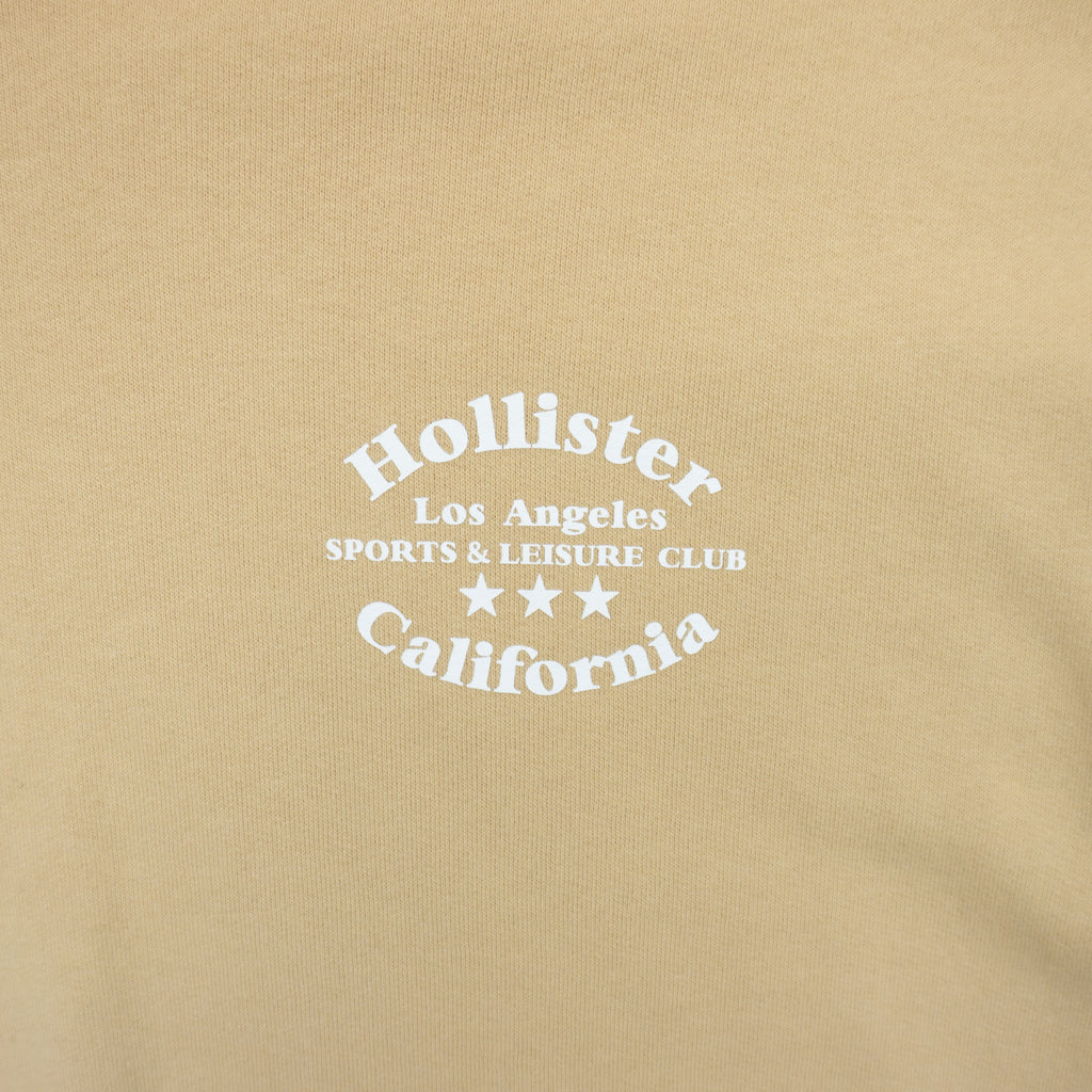 Hollister Бежова Блуза с Малко Лого